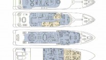 Motor yacht DREAM -  Layout